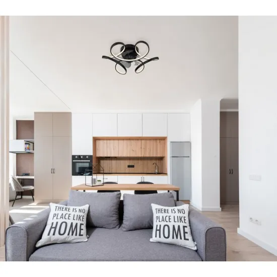 Globo Loris fekete-opál távirányítós LED mennyezeti ventilátor (GLO-03638) LED 1 izzós IP20