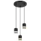 Globo Lucero fekete függesztett spotlámpa (GLO-57852-3H) GX53 3 izzós IP20