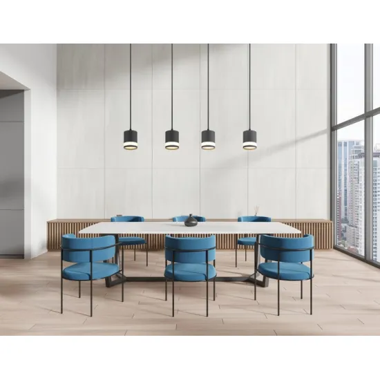 Globo Lucero fekete függesztett spotlámpa (GLO-57852-4H) GX53 4 izzós IP20