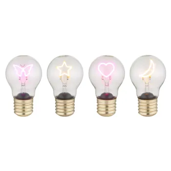 Globo Lumi arany-átlátszó gyerek LED asztali lámpa (GLO-28082-12) LED 1 izzós IP20