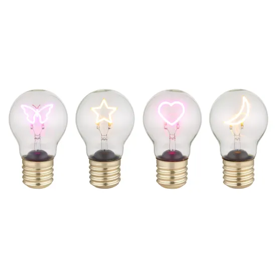 Globo Lumi arany-átlátszó gyerek LED asztali lámpa (GLO-28082-12) LED 1 izzós IP20