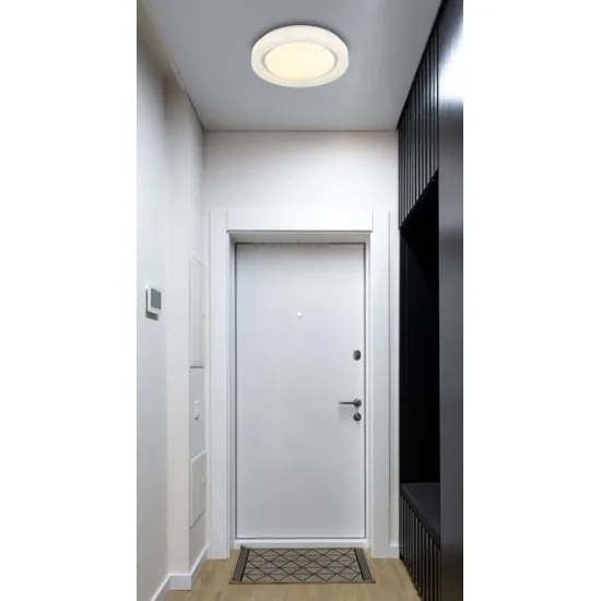 Globo Marcia fehér-átlátszó LED mennyezeti lámpa (GLO-48293-24R) LED 1 izzós IP20