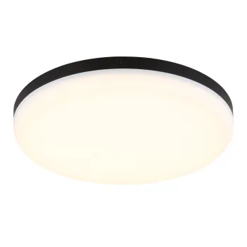 Globo Matthew fekete-fehér LED mennyezeti lámpa (GLO-12387-24) LED 1 izzós IP20