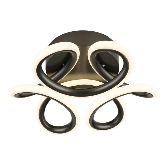 Globo Melisand szürke-fehér LED mennyezeti lámpa (GLO-67386-24A) LED 1 izzós IP20