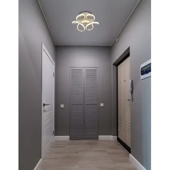 Globo Melisand ezüst-fehér LED mennyezeti lámpa (GLO-67386-24S) LED 1 izzós IP20