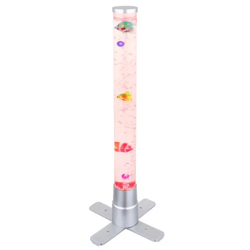 Globo Mendoza ezüst-átlátszó gyerek LED állólámpa (GLO-9017) LED 1 izzós IP20