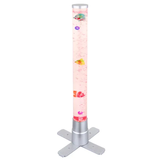 Globo Mendoza ezüst-átlátszó gyerek LED állólámpa (GLO-9017) LED 1 izzós IP20