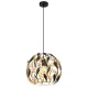 Globo Mika fekete-arany  függesztett lámpa (GLO-15759H) E27 1 izzós IP20