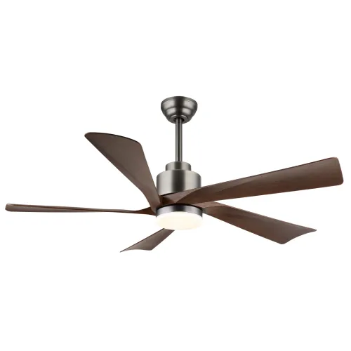 Globo Modesto szürke-barna távirányítós LED mennyezeti ventilátor (GLO-03606) LED 1 izzós IP20