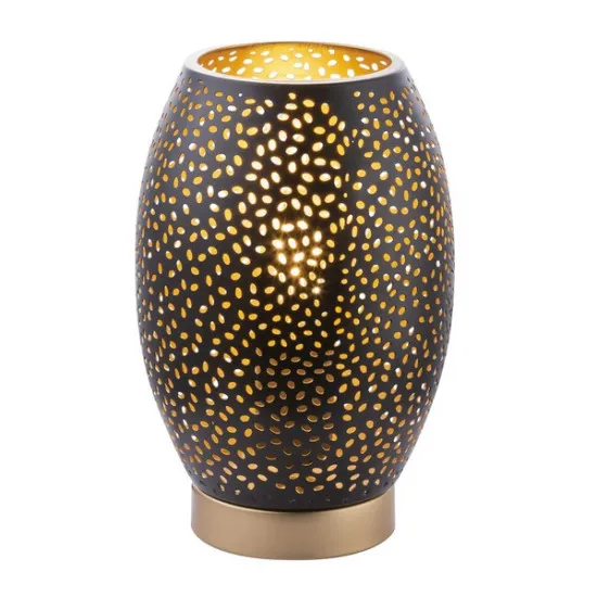 Globo Narri arany-fekete asztali lámpa (GLO-24002S) E27 1 izzós IP20