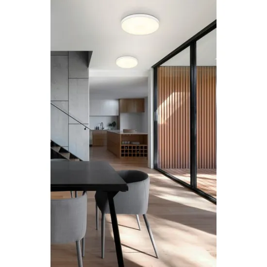 Globo Nielsen fekete-opál LED mennyezeti lámpa (GLO-41566-15W) LED 1 izzós IP20