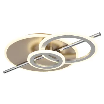 Globo Norris pezsgő-ezüst   LED mennyezeti lámpa (GLO-48486) LED 1 izzós IP20