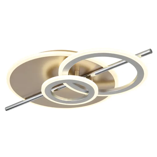 Globo Norris pezsgő-ezüst   LED mennyezeti lámpa (GLO-48486) LED 1 izzós IP20