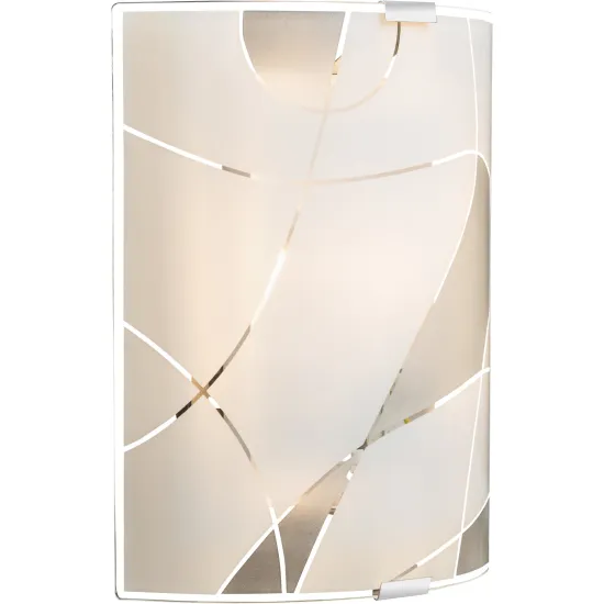 Globo Paranja króm-fehér fali lámpa (GLO-40403W2) E27 1 izzós IP20