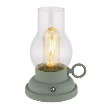 Globo Petro zöld-átlátszó LED asztali lámpa (GLO-58016B) LED 1 izzós IP20
