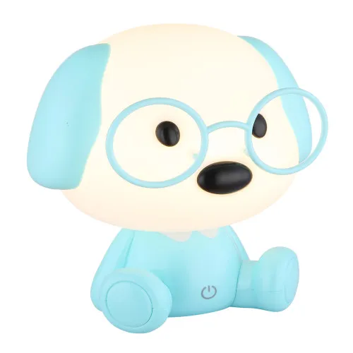 Globo Puppy kék gyerek LED asztali lámpa (GLO-21761B) LED 1 izzós IP20