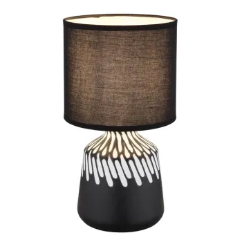 Globo Rela fekete asztali lámpa (GLO-21733S) E14 1 izzós IP20