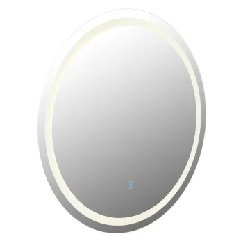 Globo Rivas króm-fehér LED tükrös fali lámpa (GLO-84033) LED 1 izzós IP20