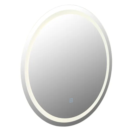 Globo Rivas króm-fehér LED tükrös fali lámpa (GLO-84033) LED 1 izzós IP20