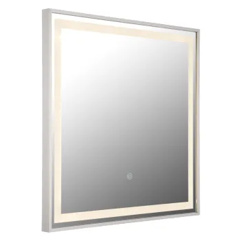 Globo Rivas króm-fehér LED tükrös fali lámpa (GLO-84037) LED 1 izzós IP20