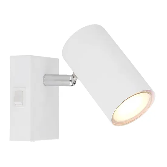 Globo Robby fehér fali spotlámpa (GLO-57911-1W) GU10 1 izzós IP20