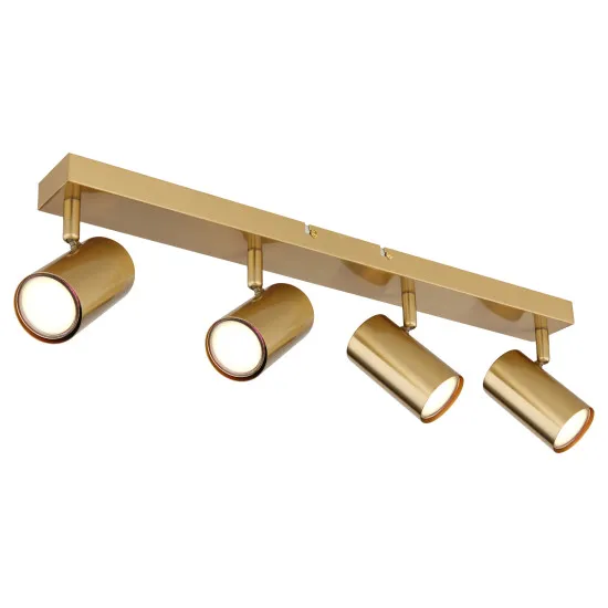 Globo Robby arany mennyezeti spotlámpa (GLO-57911-4GO) GU10 4 izzós IP20