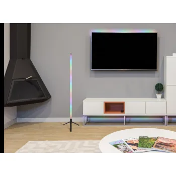 Globo Rocky fekete-opál távirányítós gyerek LED állólámpa (GLO-28062) LED 1 izzós IP20