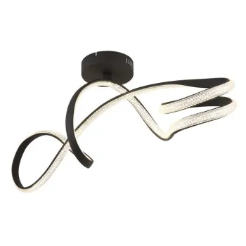 Globo Swirl fekete LED mennyezeti lámpa (GLO-67341DS) LED 1 izzós IP20