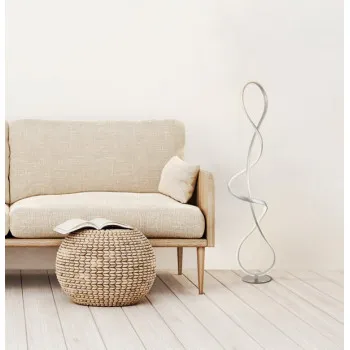 Globo Swirl nikkel LED állólámpa (GLO-67341SN) LED 1 izzós IP20