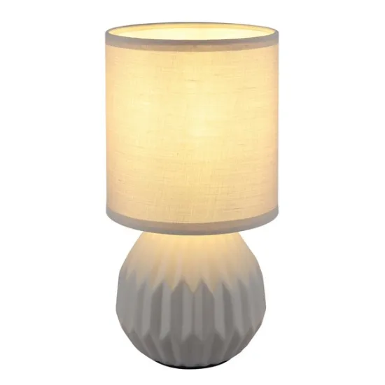 Globo Sylas szürke asztali lámpa (GLO-21730G) E14 1 izzós IP20