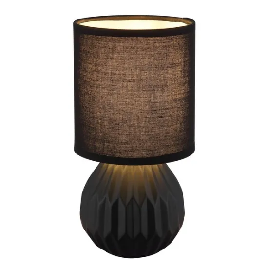 Globo Sylas fekete asztali lámpa (GLO-21730S) E14 1 izzós IP20