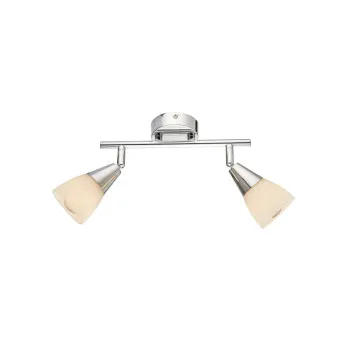 Globo Tadeus króm-opál mennyezeti spotlámpa (GLO-54919-2) E14 2 izzós IP20