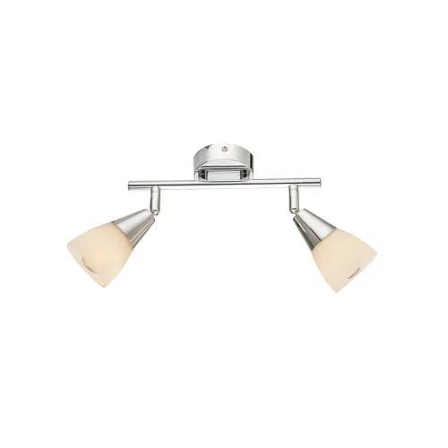 Globo Tadeus króm-opál mennyezeti spotlámpa (GLO-54919-2) E14 2 izzós IP20