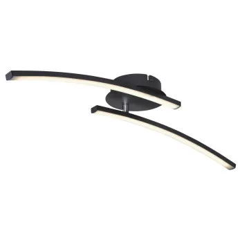 Globo Tansy I fekete-átlátszó LED mennyezeti lámpa (GLO-67129-12) LED 1 izzós IP20