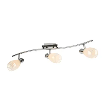 Globo Toay króm-opál mennyezeti spotlámpa (GLO-541010-3) E14 3 izzós IP20