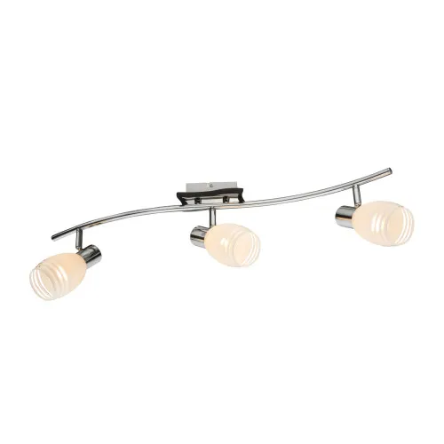 Globo Toay króm-opál mennyezeti spotlámpa (GLO-541010-3) E14 3 izzós IP20