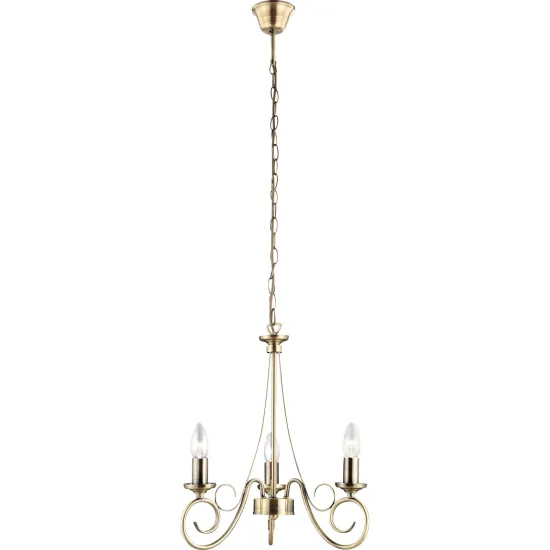 Globo Truncatus sárgaréz csillár (GLO-69003-3) E14 3 izzós IP20