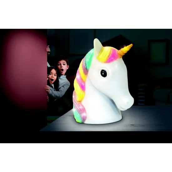 Globo Unicorn színes gyerek LED dekorációs lámpa (GLO-28052) LED 2 izzós IP20