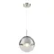 Globo Varus nikkel-átlátszó függesztett lámpa (GLO-15851) E27 1 izzós IP20