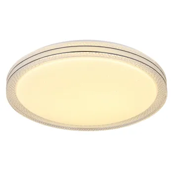 Globo Veleno fehér-átlátszó kristály LED mennyezeti lámpa (GLO-41263-24) LED 1 izzós IP20