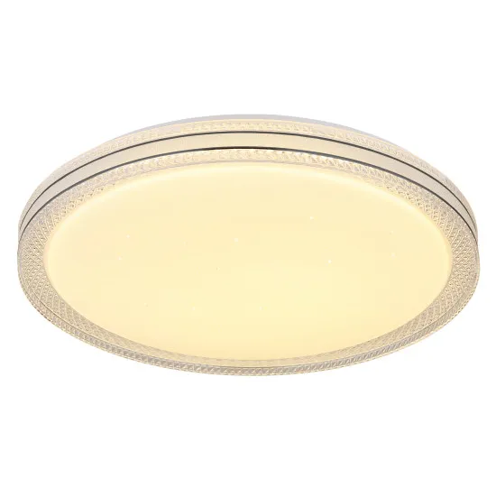 Globo Veleno fehér-átlátszó kristály LED mennyezeti lámpa (GLO-41263-24) LED 1 izzós IP20