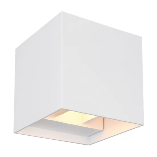 Globo Veronika fehér-átlátszó LED kültéri fali lámpa (GLO-34168WS) LED 2 izzós IP54