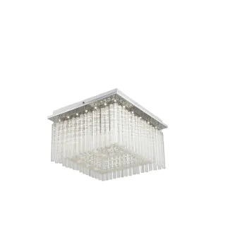 Globo Vince króm-átlátszó kristály LED mennyezeti lámpa (GLO-68567-21) LED 1 izzós IP20