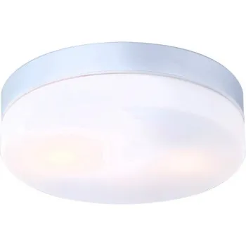 Globo Vranos ezüst-opál kültéri mennyezeti lámpa (GLO-32112) E27 2 izzós IP44