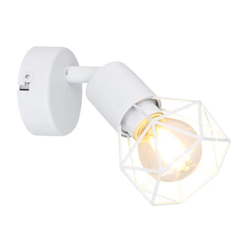 Globo Xara I fehér fali spotlámpa (GLO-54802W-1) E14 1 izzós IP20
