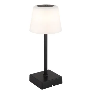 Globo Xayden fekete-opál LED asztali lámpa (GLO-28061S) LED 1 izzós IP20