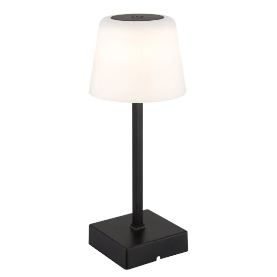 Globo Xayden fekete-opál LED asztali lámpa (GLO-28061S) LED 1 izzós IP20