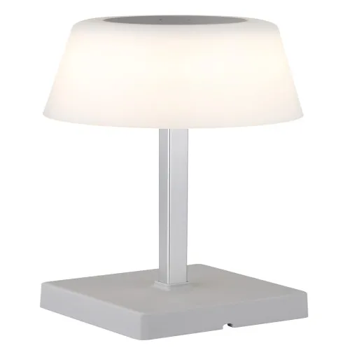 Globo Xayden ezüst-opál LED asztali lámpa (GLO-28061SI) LED 1 izzós IP20