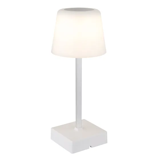 Globo Xayden fehér-opál LED asztali lámpa (GLO-28061W) LED 1 izzós IP20