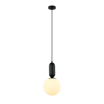 Italux Aldeva  fekete függesztett lámpa (IT-PND-02340-1M-BK) E27 1 izzós IP20